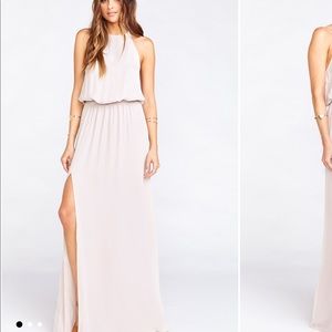 SMYM heather halter in show me the ring crisp